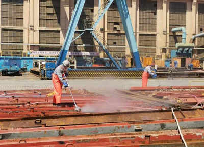 南通中遠克萊芬超高壓水除銹成套裝備如期交付，引領船舶服務綠色變革